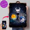 Hollow Knight Characters In Cave Printed Poster Customized Wall Art Retro Vintage Metal Tin Signs for Living Room Decoration