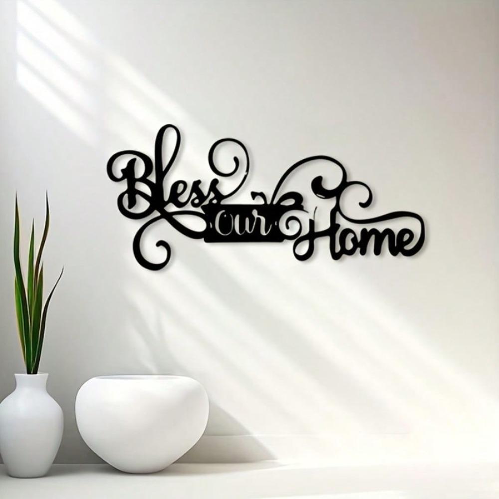 Metal Wall Art Simple Modern Decor Living Room Foyer Birthday Gift Home Decor