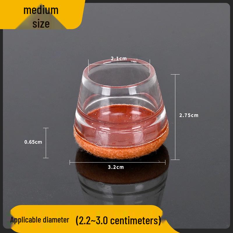 Durable Silicone Non-Slip Chair Leg Covers with Noise Reduction & Thickened Edge