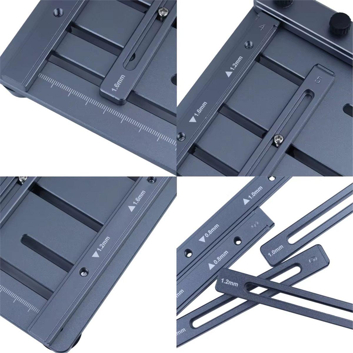 

Version CNC Solder Paste Stencil Fixture - Mini Steel Stencil Printing Jig for PCB Assembly (Supports Double-Sided SMT) China Mainland