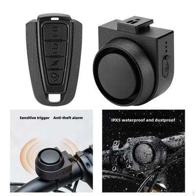 Bike Horn,Motorcycle Accessories,Waterproof Adjustable Electric Horn Bicycle for Device
