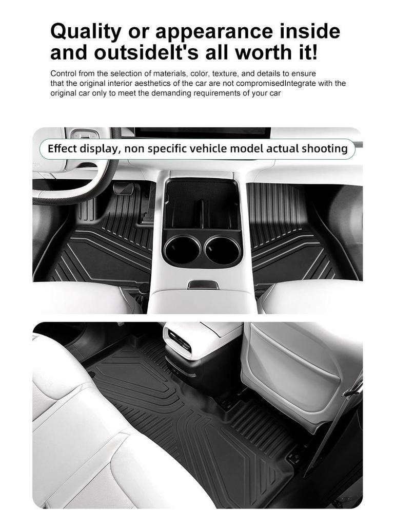 Eco-friendly TPE Mats for 2014-2021 Toyota Tundra: Floor, Bed, and Trunk Options