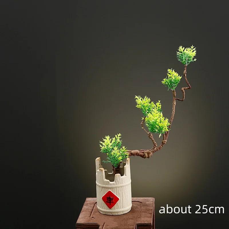 onigiri bento Sashimi Plate dish tray Decorative vase with flowers Sushi shop hotel Restaurant sea food decorations tree flower
