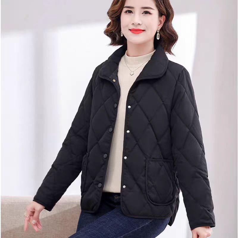 Nová maminka bunda Malá vatovaná bunda Dámský top Všestranná dámská maminkovská teplá bunda