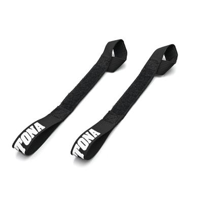 Daytona 42153 Motorrad-Zurrgurt, Hilfsgurt, 7,9 Zoll (200 mm), Trägerschienenband, 2 Stück, Schwarz