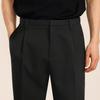 Men's Loose Fit Cropped Suit Pants