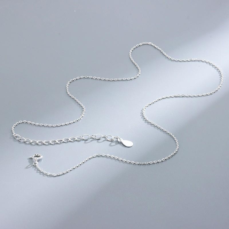 S925 Sterling Silver Gold Plated Collarbone Chain Round Beads Snake Bone Box Twisted Flower Chain Necklace Fashion Jewelry