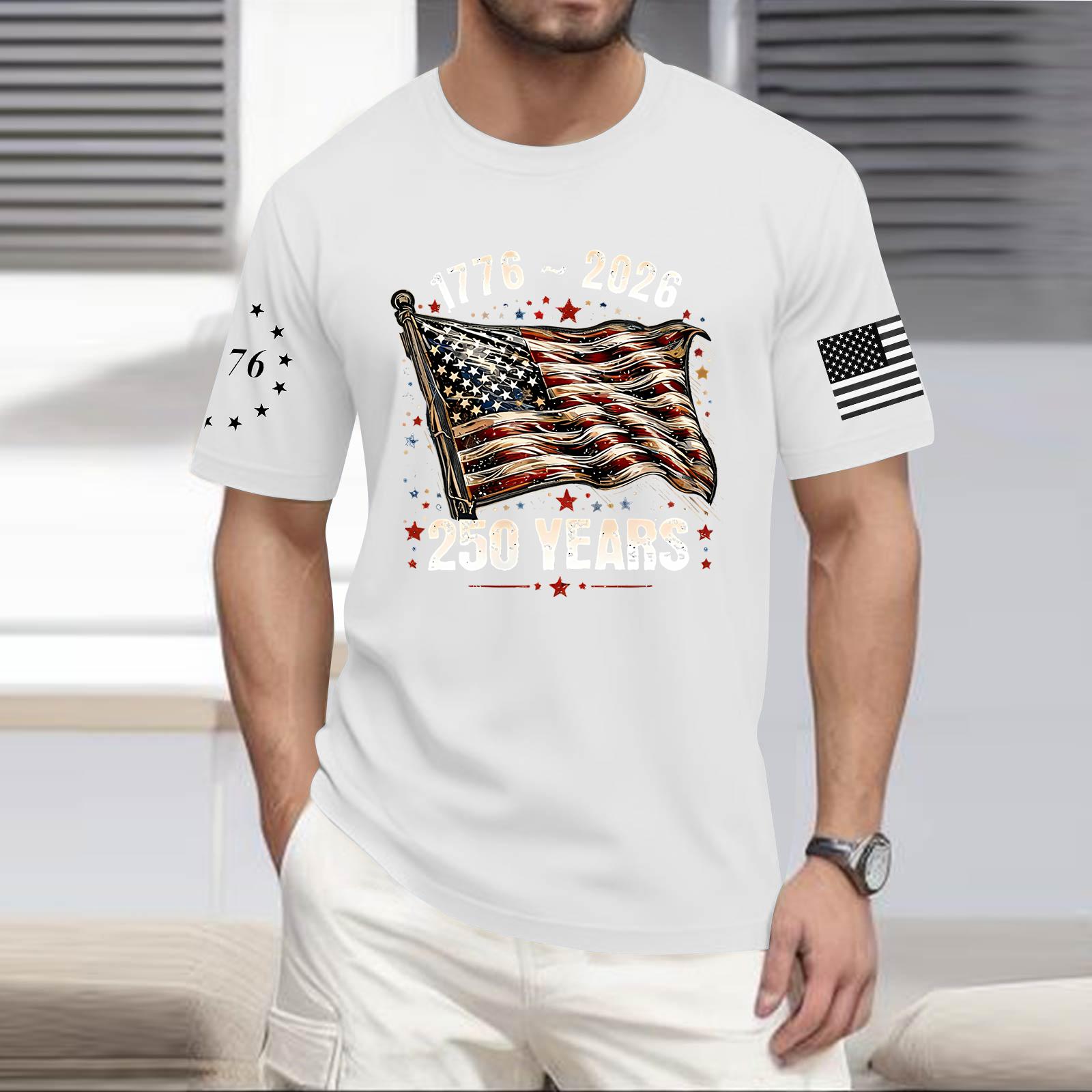 

Men s Casual Round Neck Lightweight Short-Sleeve Top XL білий