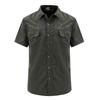 Outdoor Short Sleeved Shirt Men's Summer Breathable Waterproof Shirt Hiking Work