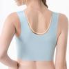 Reggiseno da Donna con Spalline Larghe in Pizzo Senza Cuciture Morbido Traspirante Stile Canotta Reggiseno Imbottito Push Up Reggiseni Elasticizzati Biancheria Intima da Donna