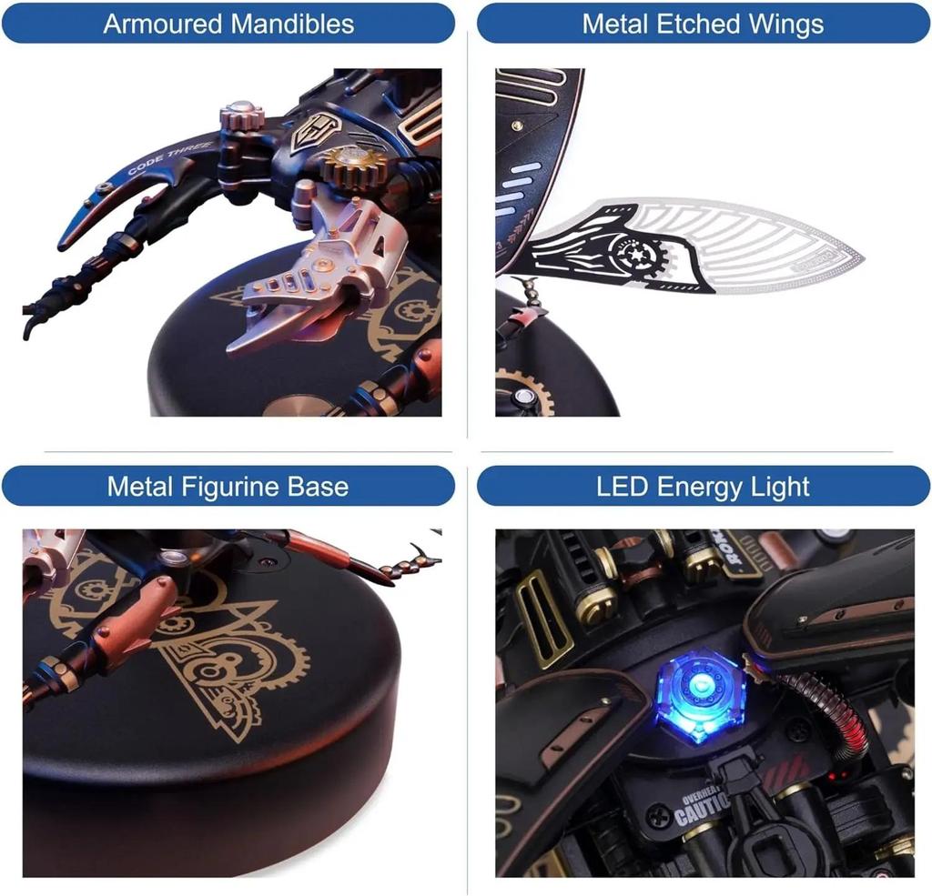 ROBOTIME ROKR Storm Beetle Model DIY 3D Puzzle MI03