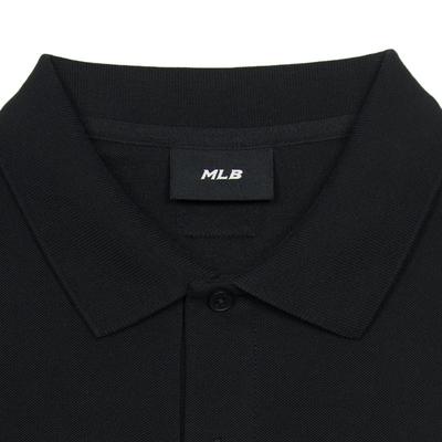 Tricouri Polo Bărbați Guler Polo Negru Subțire 3APQB0153-50BKS