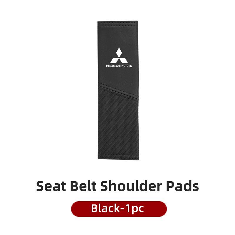 1/2PCS Car Safety Belt Adjustable Shoulder Strap Protector Pad Accessories For Mitsubishi Outlander Lancer L200 ASX Pajero