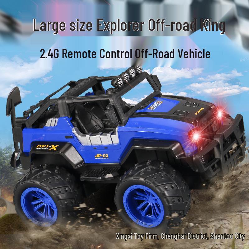 Super Large Off-Road RC Car - Durable Rear-Wheel Drive, Climbing & Drifting Toy for Boys