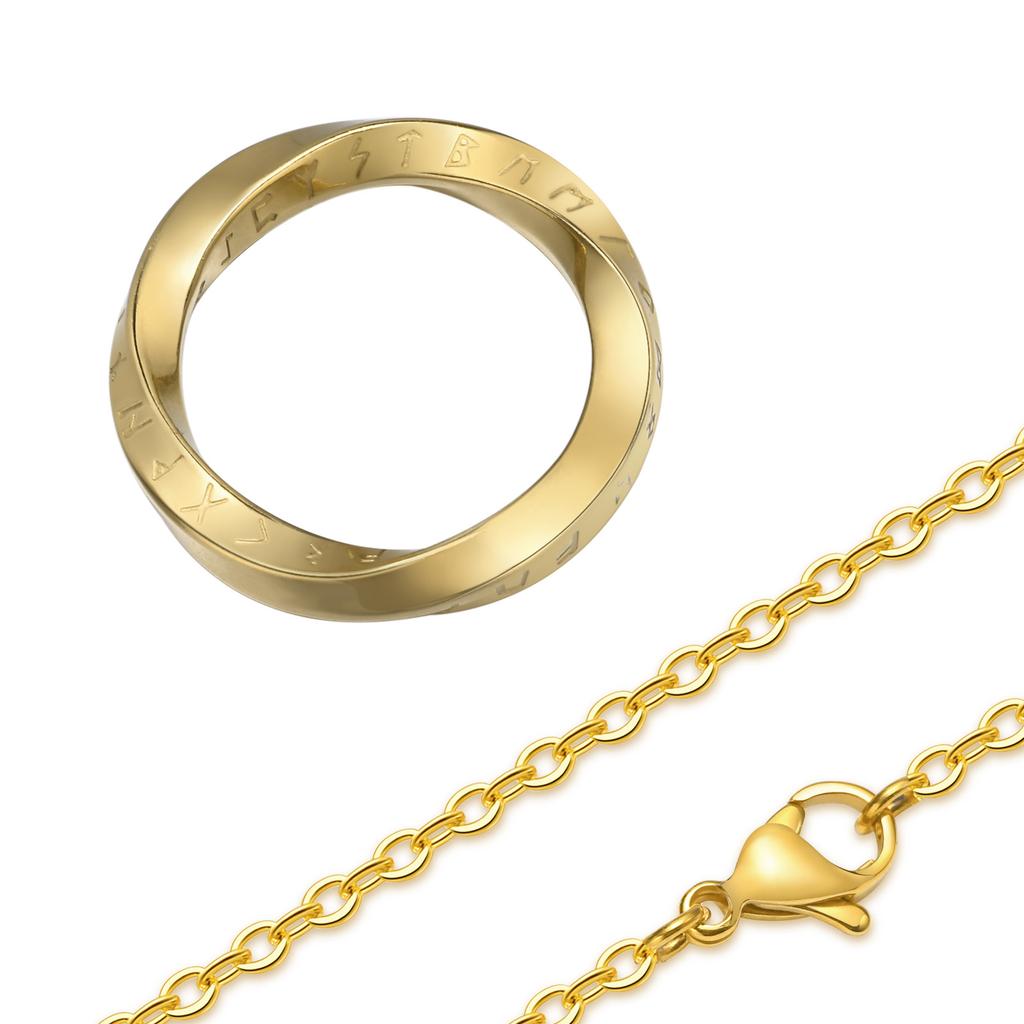 Norse Viking Pendant Man Woman Necklaces, Men Twisted Stainless Steel Jewelry  Triangle Charm Geometric Collar Party Gift