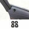 For BMW X3 G01 X4 2018-21 ABS Carbon Fiber Inner Door Bolt Lock Down Cover Trim