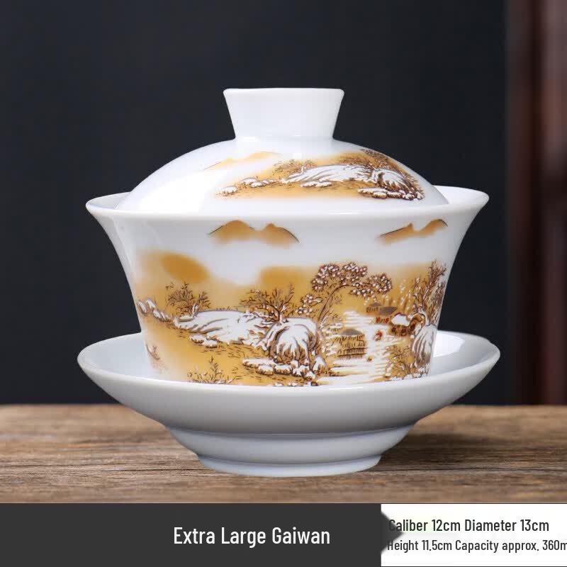 Dehua Ceramic Gaiwan Tea Bowl