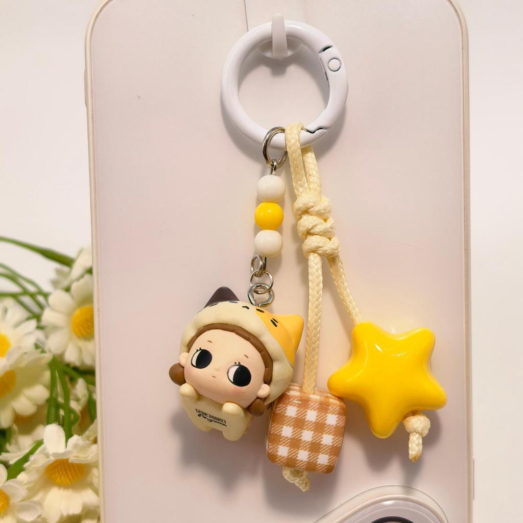 Pajama Series Cute Braided Phone Charm & Backpack Hugging Accessory