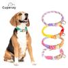 Classic Comfortable Cotton Dog Collar Adjustable Braided Cotton Multi-Color Rope Collars with Durable Metal Buckle for Medium Small Dogs