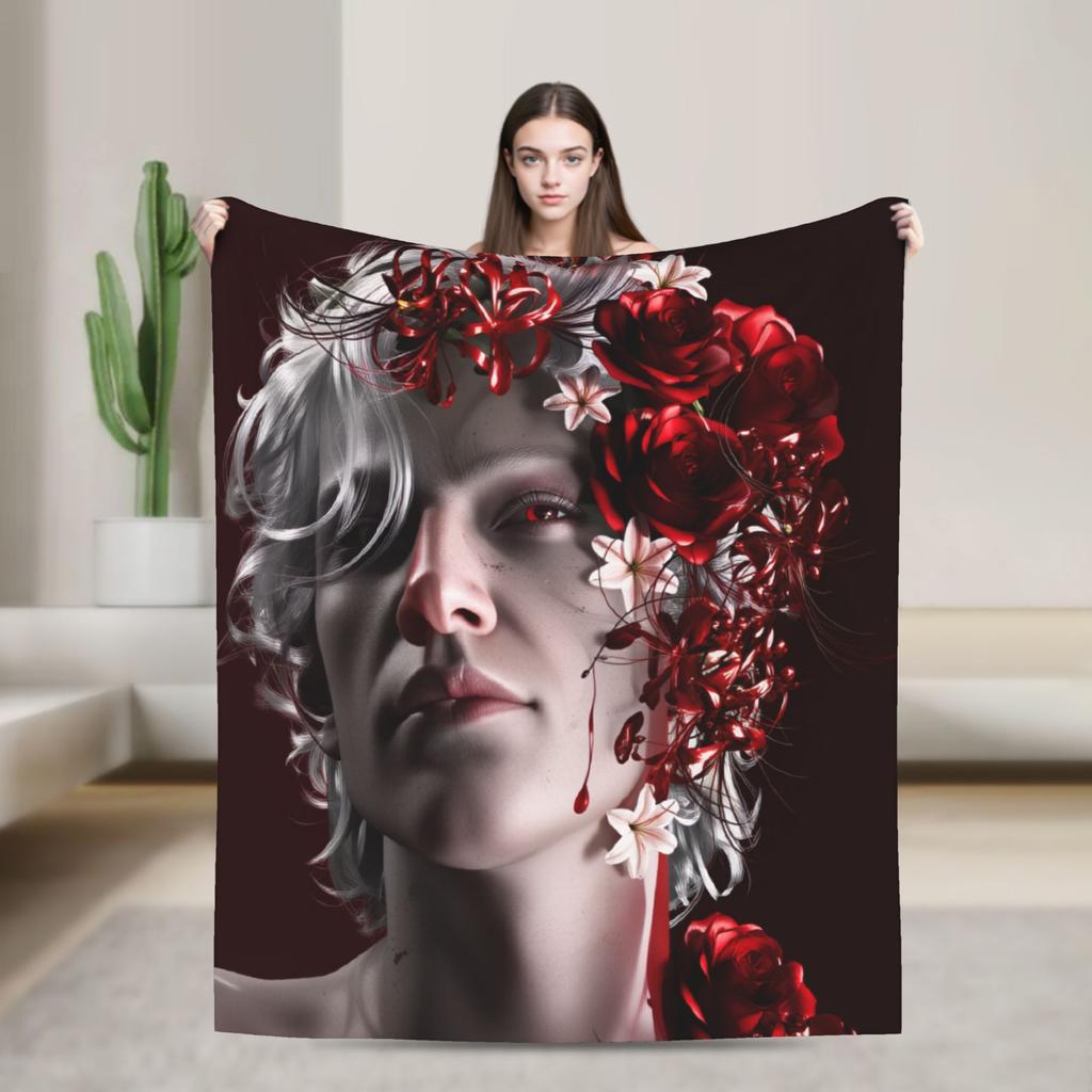 Astarion Hearts Decke Reise Büro Flanell Überwurfdecke für Sofa Bett Super Warmes Design Qualitäts Bettüberwurf Geschenk