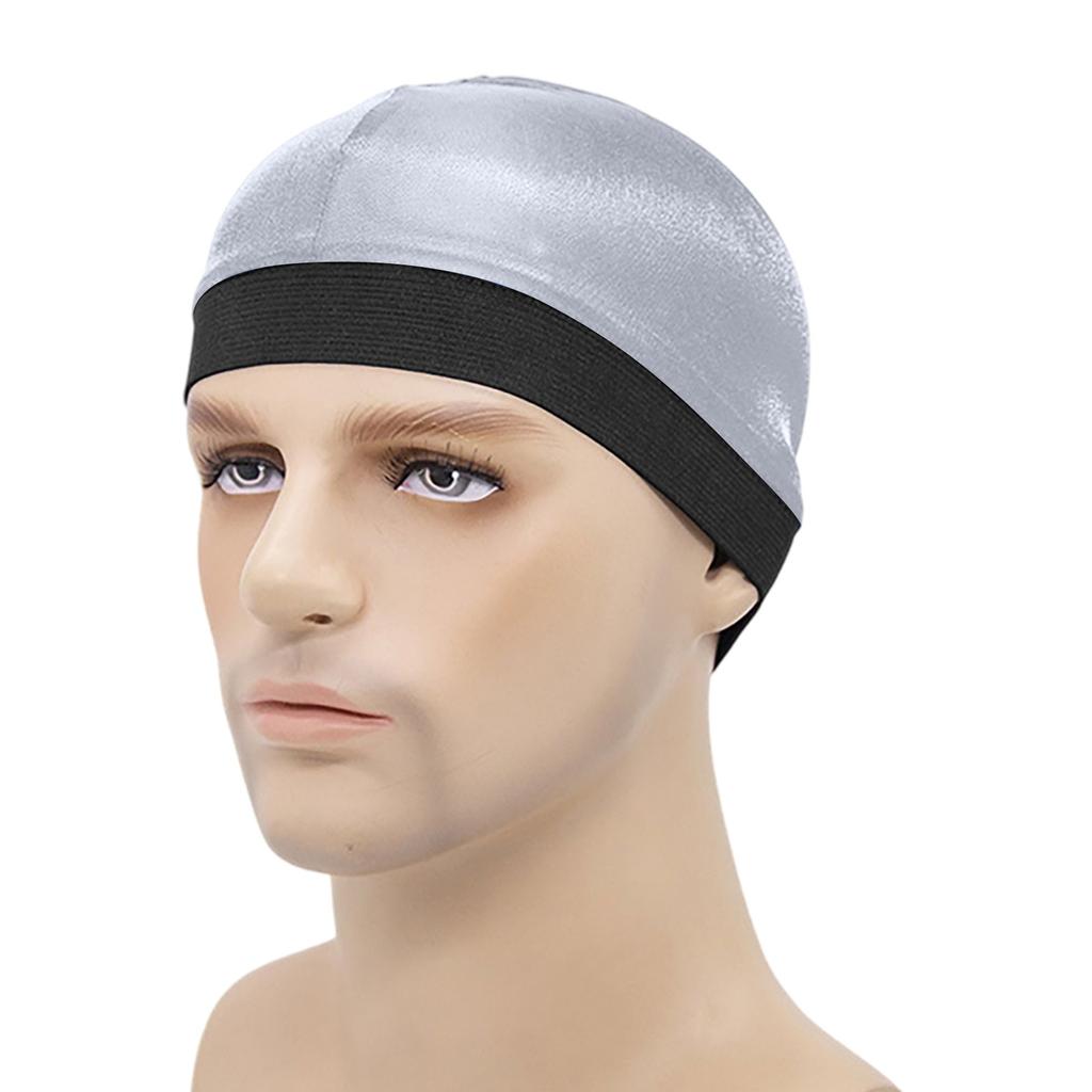 قبعة سفلية للشعر المستعار مسامية من الحرير للأزياء الرجالية والنسائية