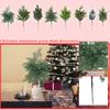 Simulated Branch Single Decorative Christmas Green Plant Ornaments Indoor Flower Arrangement Accessories