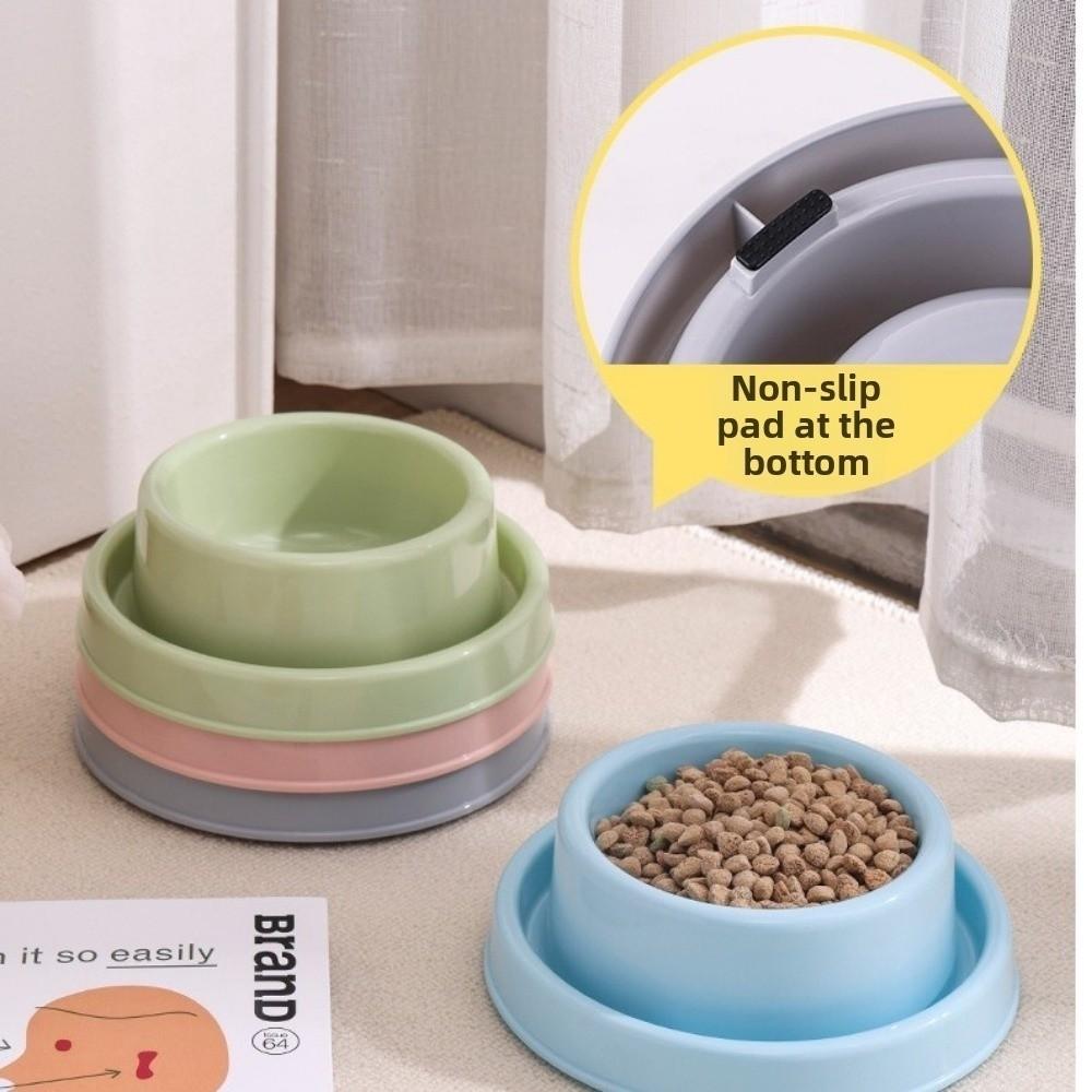 Non Slip Dog Bowl Elevated Pet low Feeder Bowl Splash Proof Food Bowl Stray Animals