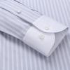 Long Sleeve Dress Wide Dark No ES4086 [Enshe] Men's Shirt, Stripe, Blue, Iron, Business, Casual, (#39, Gray)