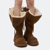 Corduroy Suede Oversize Toe Knee High Boots Sexy Round Toe Thick Heel New Arrivals Fashion Women Boots