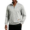 Men's Knit Pullover with Stand Collar and Light for Casual Wear