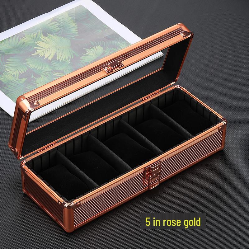 Aluminum Alloy Watch Display and Storage Box