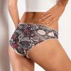 Plus Size Women's Christmas Print Ice Silk T-Back Seamless Breathable Triangle Panties