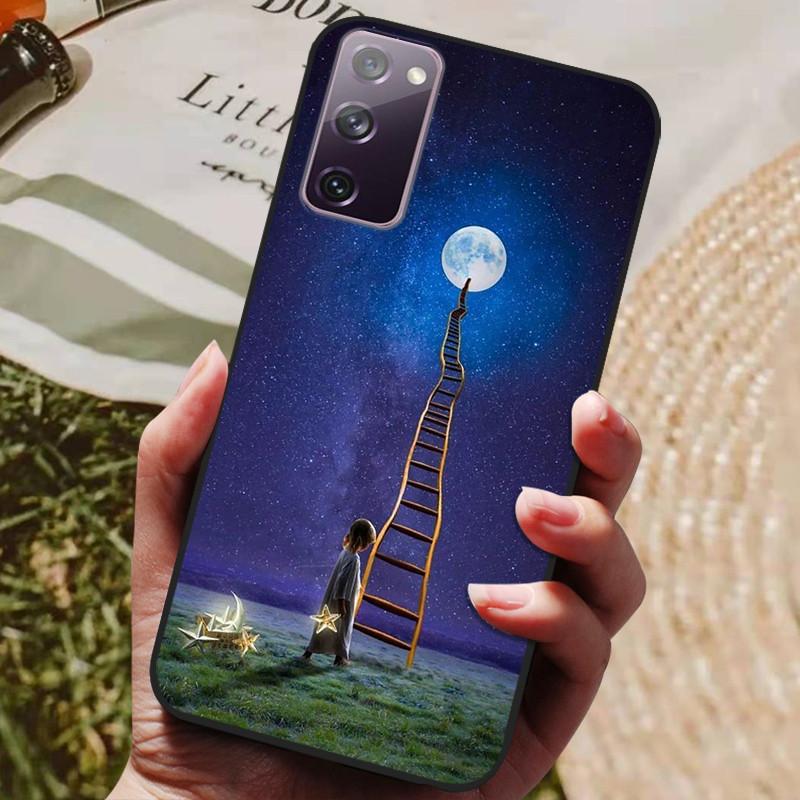 For Samsung Galaxy S20 FE S20FE Case Fashion Silicone Cover For Samsung S20 Fan Edition S20 Lite S 20 FE Phone Case Black Bumper