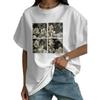 Western Style New Fashion Casual Loose Print Short Sleeve Cotton T-shirt Top Printed T-shirt Top