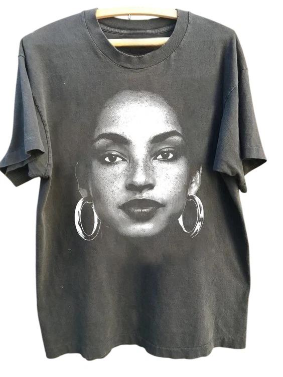Vintage 90s Sade Adu Shirt - Sade Rap Hip Hop Graphic Tee - Unisex S-3XL