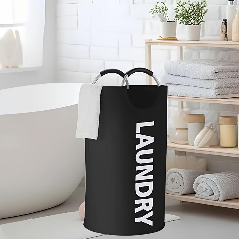 Oxford cloth laundry bag, dirty clothes storage basket, foldable bathroom clothes bucket, large-capacity dirty clothes basket