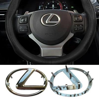 ABS Car Steering Wheel Cover Emblem Badge for CT200 ES250 ES330 RX350 NX300 RX270 IS250 IS350 GX460 GS350 Inner Decoration