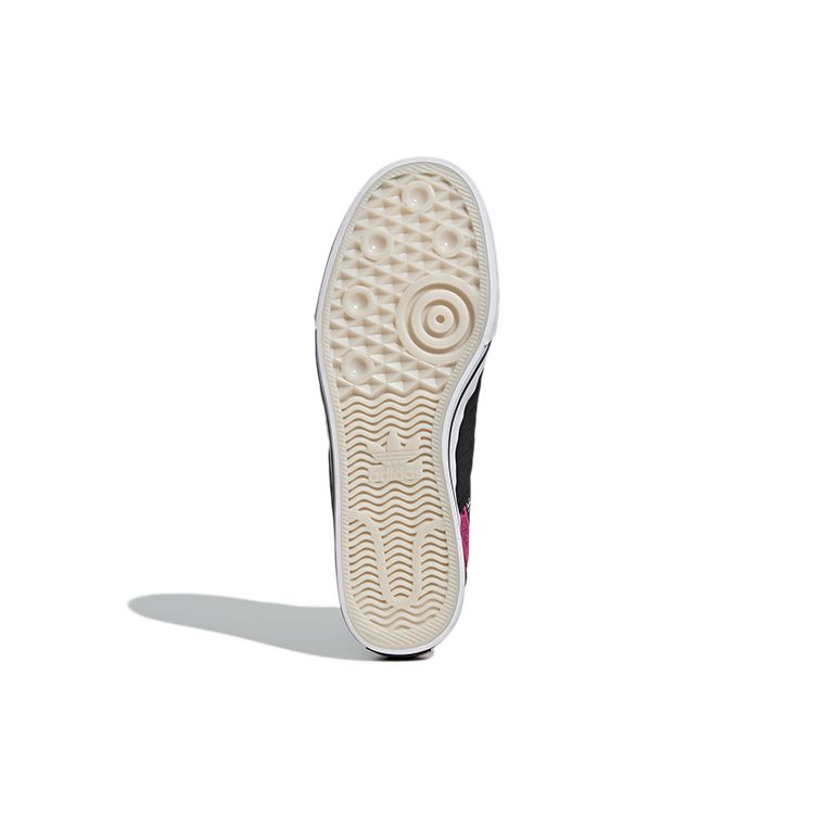 Adidas Originals Nizza Hi Rf Canvas Casual Slip Resistant Shock Absorbing High Top Skate Shoes Unisex Sneakers Black GX2713