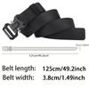 1pc Men's Belt Outdoor Tactical Belt Multi-Function Buckle Nylon Belt High Quality Alloy Buckle Belt Sports Canvas Neutral Belts