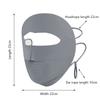 Sonnenschutzmaske aus Eisseide für Damen, Sommer, UV-Schutz, Reitmaske von Gini