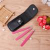 3pcs Professional Eyebrow Tweezers Hair Beauty Slanted Stainless Steel Tweezer