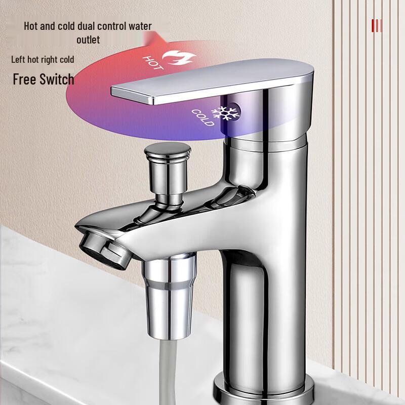 Larsd Basin Mixer Faucet with Handheld Shower Sprayer