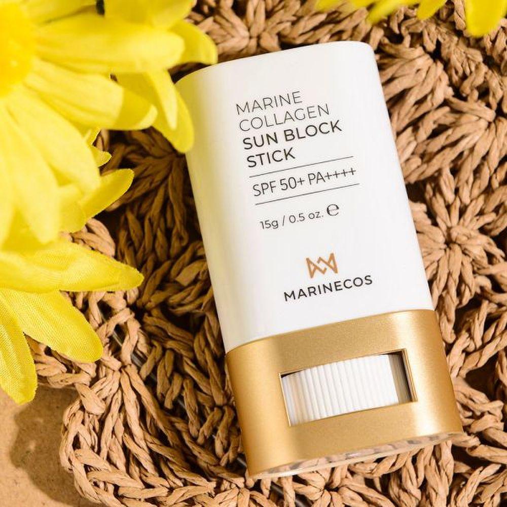 Marine Collagen Sunblock Stick Marine Techno Course Collagen Sun Stick Sunblock Sun Cream