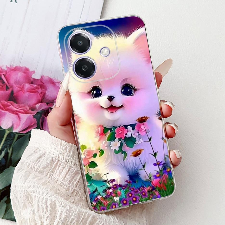 For Oppo A3 A3x 4G Case CPH2641 Luxury Fashion Painted Cover Clear Silicone Phone Case For Oppo A3x OppoA3 OppoA3x 4G Soft Shell