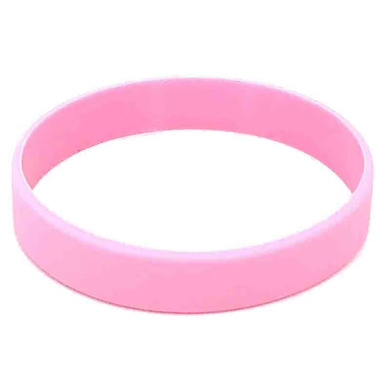 Solid Color Silicone Team Activity Wristbands