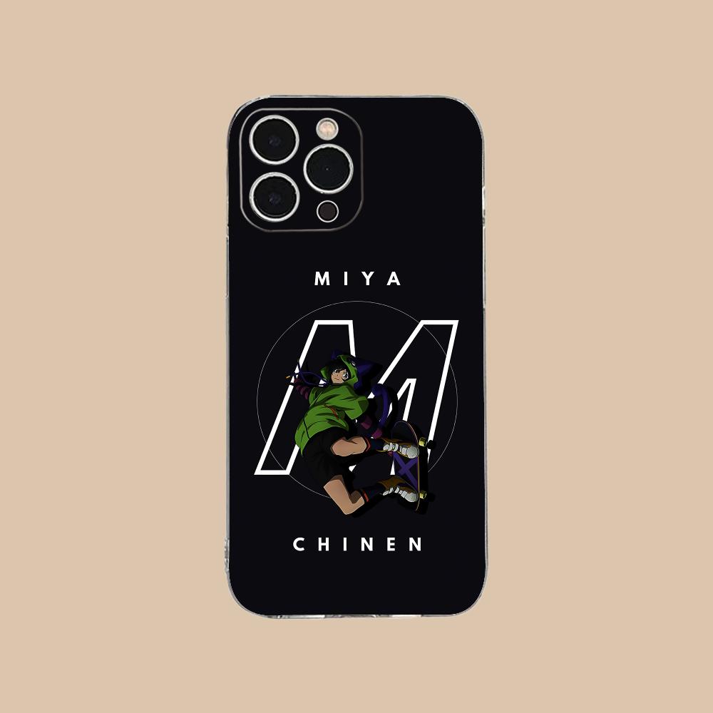 

SK8 Infinity Miya Chinen Phone Case for iPhone 17 16 15 14 13 12 11 X XR XS Air Pro Max Plus Mini Soft TPU Clear Cover iPhone XS Max