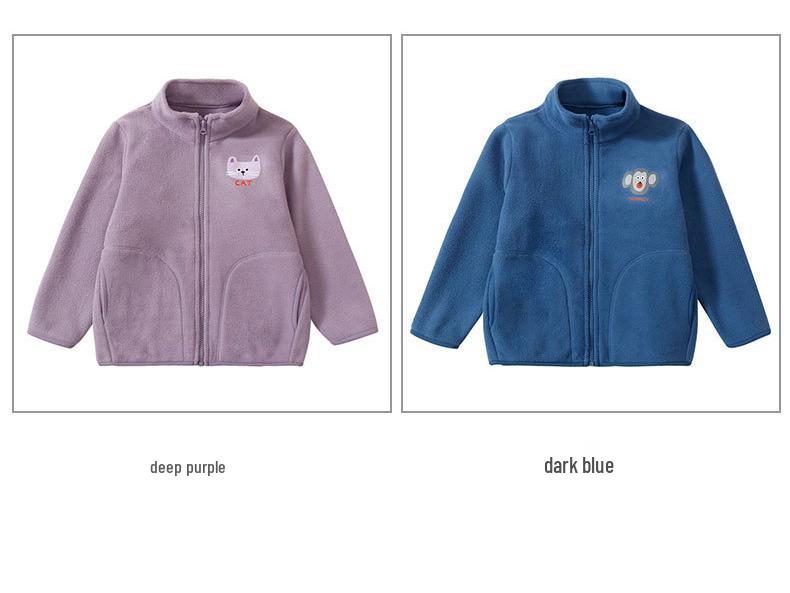 Children's Autumn/Winter Fashion Fleece Top - Casual Big Kids' Clothing, Parent-Child School Uniform, Boys & Girls.