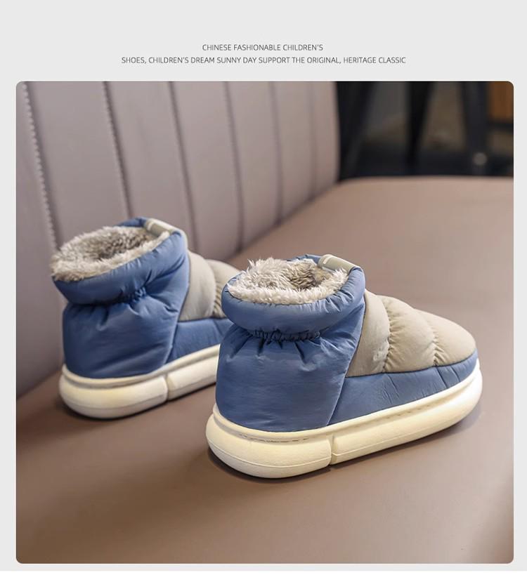 Pánské nepromokavé protiskluzové zimní sněhule s plyšovou podšívkou