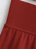 Chic High-Waisted Slimming Retro Skirt - Women's Elastic Hip-Hugging Short Skirt for Spring & Autumn