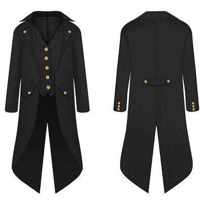 Halloween Kostüme Halloween Eltern-Kind Kleidung Herren Retro Kleidung Kinder Mittellang Punk Retro Smoking weniger